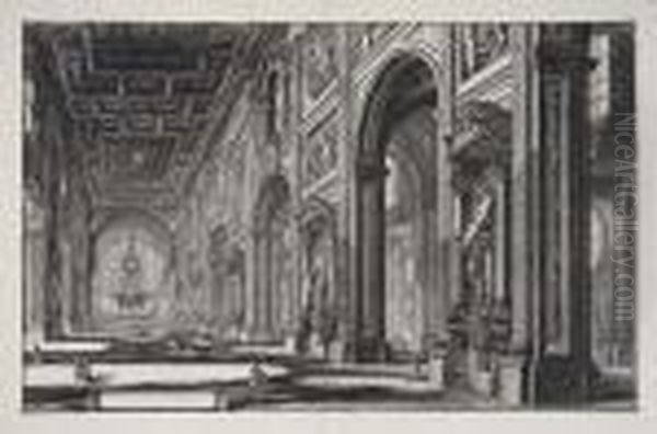 Veduta Interna Della Basilica Di S. Giovanni Laterano - view 1