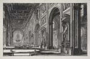 Veduta Interna Della Basilica Di S. Giovanni Laterano