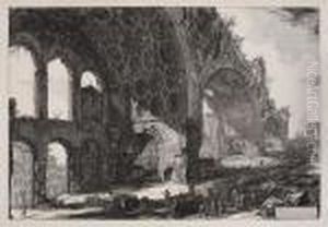 Veduta Degli Avanzi Del Tablino Della Casa Aurea Dinerone by Giovanni Battista Piranesi