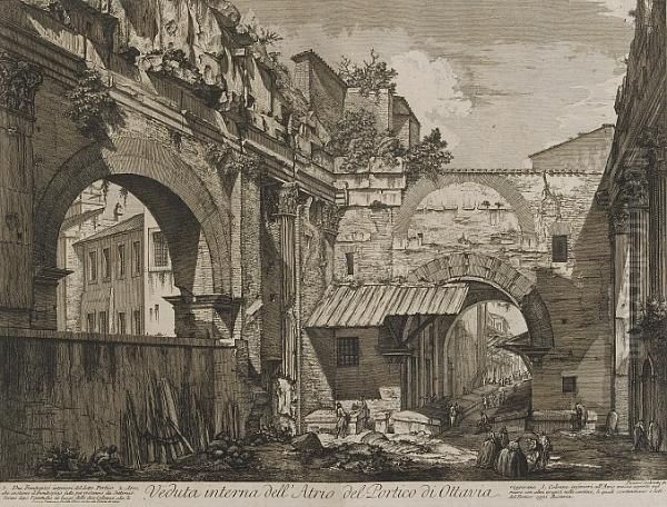 Etchings From Vedute Di Roma - view 1