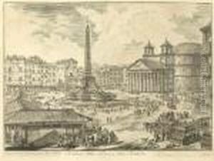 "veduta Della Piazza Della
Rotonda". by Giovanni Battista Piranesi