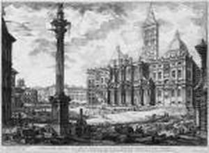 Veduta Della Basilica Di S. Maria Maggiore by Giovanni Battista Piranesi