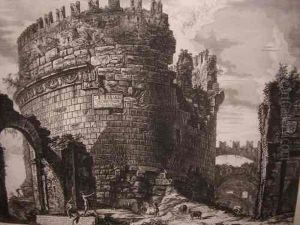 Sepolcro De Cecilia Metella by Giovanni Battista Piranesi