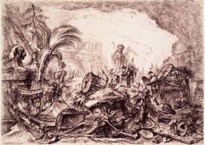 L'arc De Triomphe. Planche Des Caprices Decoratifs.