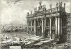 "veduta Della Facciata Della
Basilica Di S. Giovanni Laterano ...". "veduta Della Facciata Della
Basilica Di S. Giovanni Laterano ...".