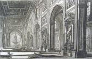 Veduta Interna Della Basilica Di S. Giovanni Laterano, From Vedute Di Roma by Giovanni Battista Piranesi