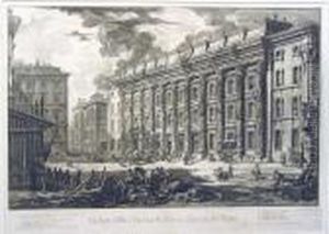 Veduta Della Dogana Di Terra A Piazza Di Pietra, From Vedute Di Roma