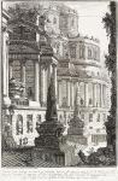 Mausoleo Antico Eretto Per Le 
Ceneri D'un Imperadore Romano, From Prima Parte Di Architture E 
Prospettive - view 1