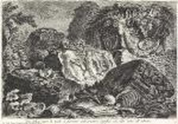 Ara Antica Sopra La Quale Si 
Facevano Anticamente I Sagrifizi, Con Altre Ruine All' Intorno, From 
Prima Parte Di Architetture E Prospettive by Giovanni Battista Piranesi