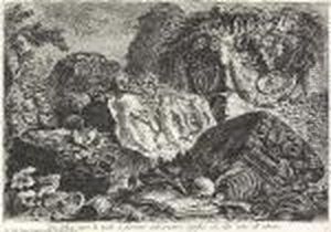 Ara Antica Sopra La Quale Si 
Facevano Anticamente I Sagrifizi, Con Altre Ruine All' Intorno, From 
Prima Parte Di Architetture E Prospettive by Giovanni Battista Piranesi