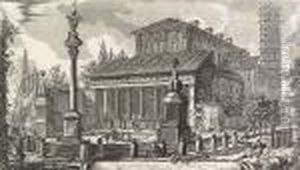 Veduta Della Basilica Di S. Lorenzo Fuor Delle Mura, From Vedute Di Roma by Giovanni Battista Piranesi