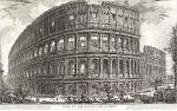 Xxxvii. Fig. I. Veduta
Dell'anfiteatro Flavio Detto Il Colosseo, From Le Antichita Romane - view 1