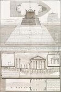 Xi. A. Spaccato Di Uno Degli
Archi Di Mezzo Del Ponte D'elio Adriano; Xxxix. Fig. I. A. Pianta Degli
Avanzi Del Portico D'ottavia, From Le Antichita Romane by Giovanni Battista Piranesi