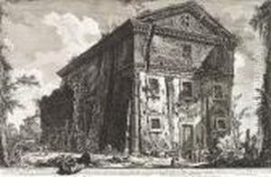Veduta Del Tempio Di Bacco..., From Vedute Di Roma by Giovanni Battista Piranesi