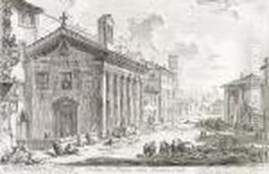 Veduta Del Tempio Della Fortuna Virile..., From Vedute Di Roma by Giovanni Battista Piranesi