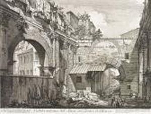 Veduta Interna Dell'atrio Del Portico Di Ottavia, From Vedute Di Roma