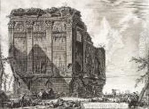 Tempio Antico Volgarmente Detto Della Salute Su La Via D' Albano..., From Vedute Di Roma