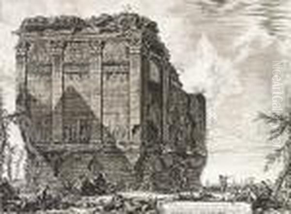 Tempio Antico Volgarmente Detto Della Salute Su La Via D'albano..., From Vedute Di Roma - view 1