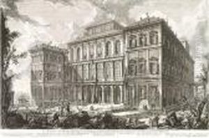 Veduta Sul Monte Quirinale Del
Palazzo Dell' Eccellentissima Casa Barberini, From Vedute Di Roma by Giovanni Battista Piranesi