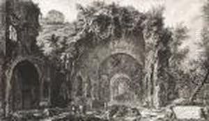 Veduta Della Fonte E Delle 
Spelonche D'egeria Fuor Della Porta Capena Or Di S. Seb..., From Vedute 
Di Roma