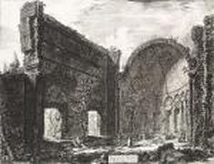 Avanzi Di Una Sala Appartenente
Al Castro Pretorio Nella Villa Adriana In Tivoli, From Vedute Di Roma by Giovanni Battista Piranesi