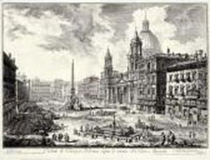 Vedute Di Piazza Navona Sopra Le Rovine Del Circo Agonale