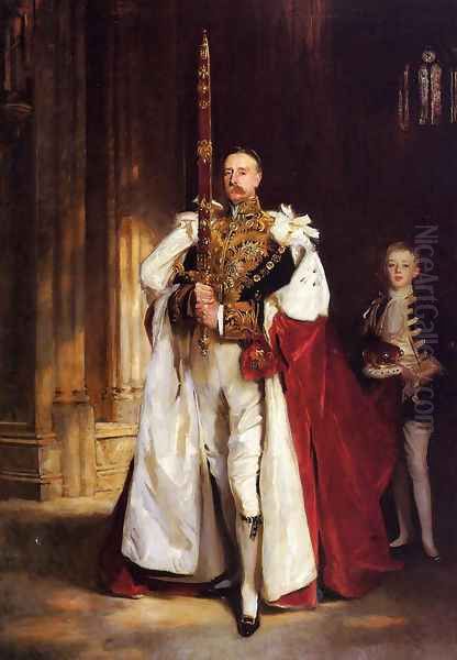 Charles Stewart, Sixth Marquess of Londonderry, Carrying the Great Sword of State at the Coronat - view 1