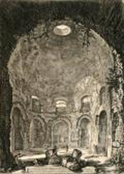 Veduta Interna Del Sepolcro Di S. Costanza
And
Veduta Interna Del Tempo Della Tosse - view 1