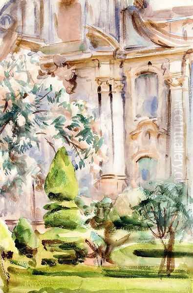 A Palace and Gardens, Spain - view 1