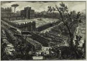 The Villa Pamphili (h. 124) by Giovanni Battista Piranesi