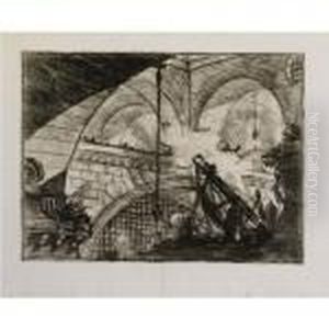 The Arch With A Shell Ornament (h. 11; R. 37) by Giovanni Battista Piranesi