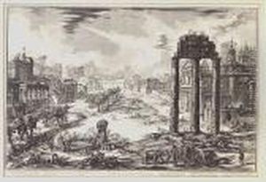 The Forum Romanum, Or Campo
Vaccino; The Fontana Di Trevi. Front View, From Veduta Di Roma by Giovanni Battista Piranesi