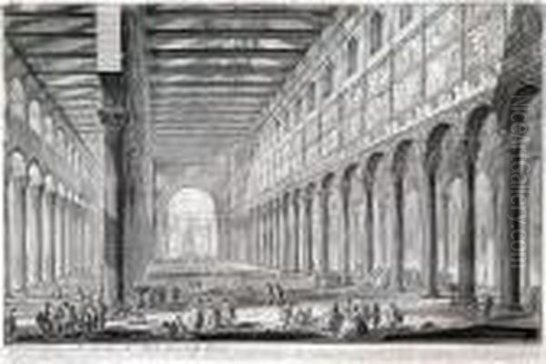 Spaccato Interno Della Basilica Di S. Paolo - view 1