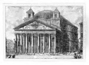 Veduta Del Pantheon D'agrippa by Giovanni Battista Piranesi