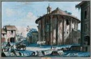 Veduta Del Tempio Del Sole by Giovanni Battista Piranesi