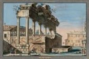 Veduta Del Tempio Della Concordia by Giovanni Battista Piranesi