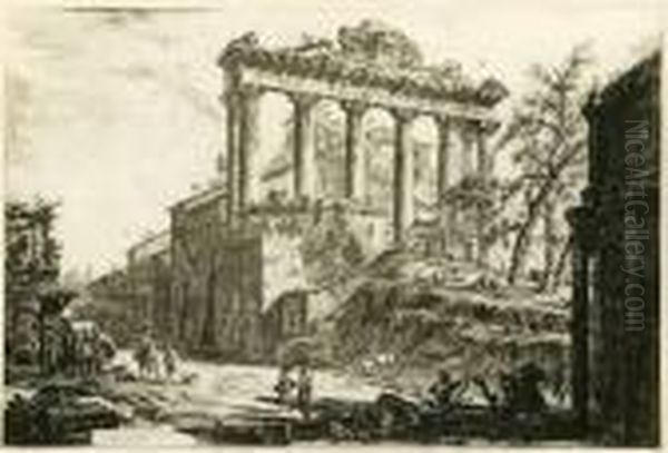 Veduta Del Tempio Detto Della Concordia" - view 1