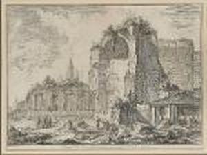 Tempi Del Sole E Della Luna O Come Altri D'iside E Serapi (hind 50) by Giovanni Battista Piranesi