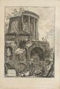 The Temple Of The Sibyl, Tivoli (hind 63) by Giovanni Battista Piranesi