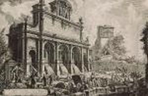 The Fontana Dell' Acqua Paola (hind 21) by Giovanni Battista Piranesi