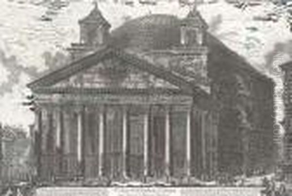 S. Lorenza Fuori Le Mura; And The Pantheon Exterior - view 1