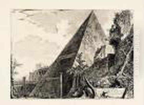 Piramide Di C. Cestio; And
Veduta Del Tempio Di Cibele A Piazza Della Bocca Della Verita (h.36; And
47) - view 1