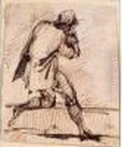 Etude D'homme Vu De Dos by Giovanni Battista Piranesi