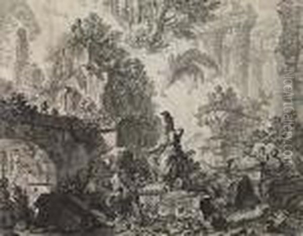 Vedute Di Roma, Frontispiece - view 1