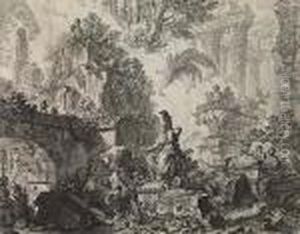 Vedute Di Roma, Frontispiece by Giovanni Battista Piranesi