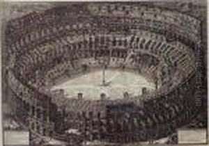 Colosseum Bird's Eye View by Giovanni Battista Piranesi