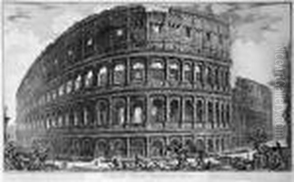 Akwaforta, 405 X 685 Mm. Odbitka
Pozniejsza, Suchy Tlok W P.d.: Calcographie Di Roma. Grafika Po
Konserwacji. - view 1