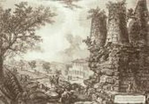 Grob Blednie Zwany Grobem Horacjuszy I Kuriacjuszy by Giovanni Battista Piranesi