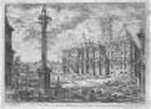 Veduta Della Basilica Di Sta 
Maria Maggiore Con Le Due Fabbriche Laterali Di Detta Basilica; And 
Veduta Della Facciata Di Dietro Della Basilica Di S Maria Maggiore (h.9;
 And 10)
