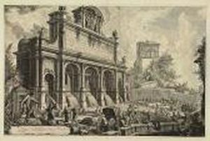 Two Etchings.
Veduta Del Castello Dell'acqua Felice